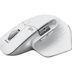 Logitech MX Master 3S for Mac Ergonomic Wireless Optical Bluetooth Mouse, Pale Gray (910006570)