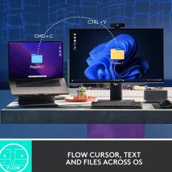 Logitech MX Master 3S Wireless Ergonomic Optical Bluetooth & USB Mouse, Pale Gray (910-006558)