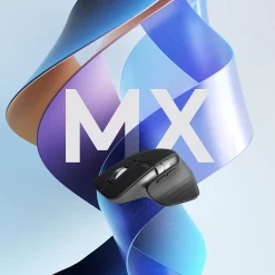 Logitech MX Master 3S Wireless Ergonomic Optical Bluetooth & USB Mouse, Black (910-006556)