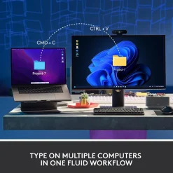 Logitech MX Mechanical Mini Illuminated Wireless Ergonomic Keyboard, Gray/Black (920-010550)