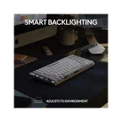 Logitech MX Mechanical Mini Wireless Ergonomic Keyboard for Mac, Space Gray (920-010831)