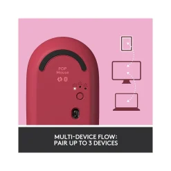 Logitech POP Wireless Ambidextrous Optical USB Mouse, Heartbreaker (910-006545)