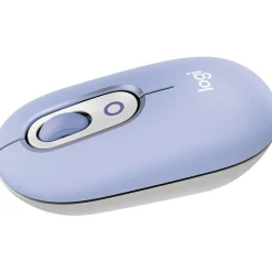 Logitech POP Wireless Ambidextrous Optical Mouse, Lilac (910-007410)