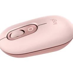 Logitech POP Wireless Ambidextrous Optical Mouse, Rose (910-007409)