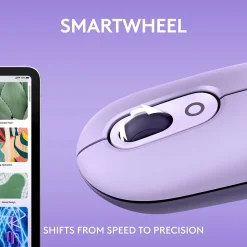 Logitech POP Wireless Optical Mouse, Cosmos Lavender (910-006624)
