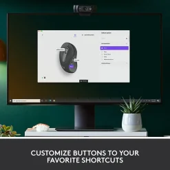 Logitech Signature M650 Large Left Wireless Optical Mouse - For Large Sized Left Hands, Graphite (910-006234)