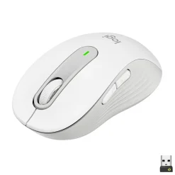 Logitech Signature M650 Wireless Optical USB Mouse, Off-White (910-006252)
