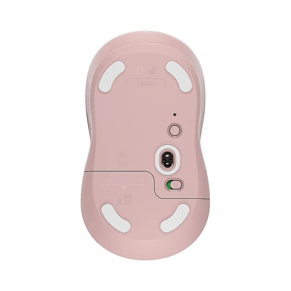 Logitech Signature M550 Wireless Optical Bluetooth & USB Mouse, Rose (910-006593)