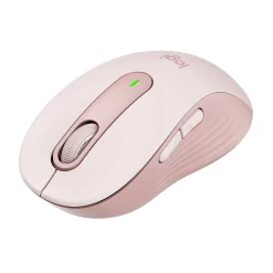 Logitech Signature M650 Wireless Ergonomic Optical Bluetooth & USB Mouse, Rose (910-006251)