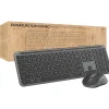 Logitech Signature Slim MK955 Wireless Keyboard and Mouse Combo, Graphite (920-012427)