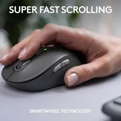 Logitech Signature Slim MK955 Wireless Keyboard and Mouse Combo, Graphite (920-012427)