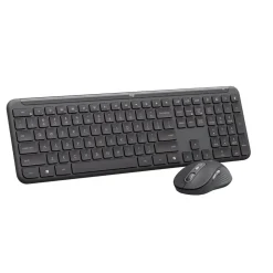 Logitech Signature Slim MK955 Wireless Keyboard and Optical Mouse Combo, Black (920-013271)