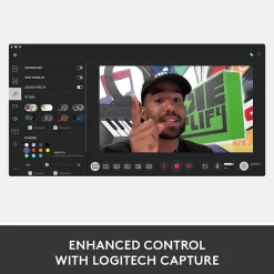 Logitech StreamCam Plus Webcam, Black (960-001280)