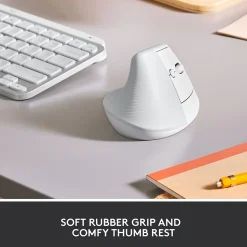 Logitech Wireless Bluetooth USB Mouse, Off-White (910-006469)