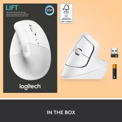Logitech Wireless Bluetooth USB Mouse, Off-White (910-006469)