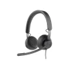 Logitech Zone 750 Wired Noise Canceling On-Ear Headphones, Black (981-001103)