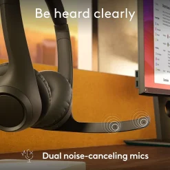 Logitech Zone 305 Wireless Noise Canceling Bluetooth Headset, Black (981-001452)