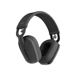 Logitech Zone Vibe Wireless Noise Canceling Bluetooth Stereo Headset, MS Certified, Graphite (981-001156)
