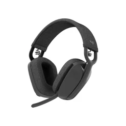 Logitech Zone Vibe Wireless Noise Canceling Bluetooth Stereo Headset, MS Certified, Graphite (981-001156)