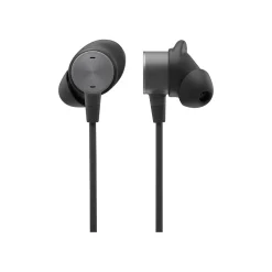 Logitech Zone Wired Earbuds Stereo Headset, Black (981-001012)