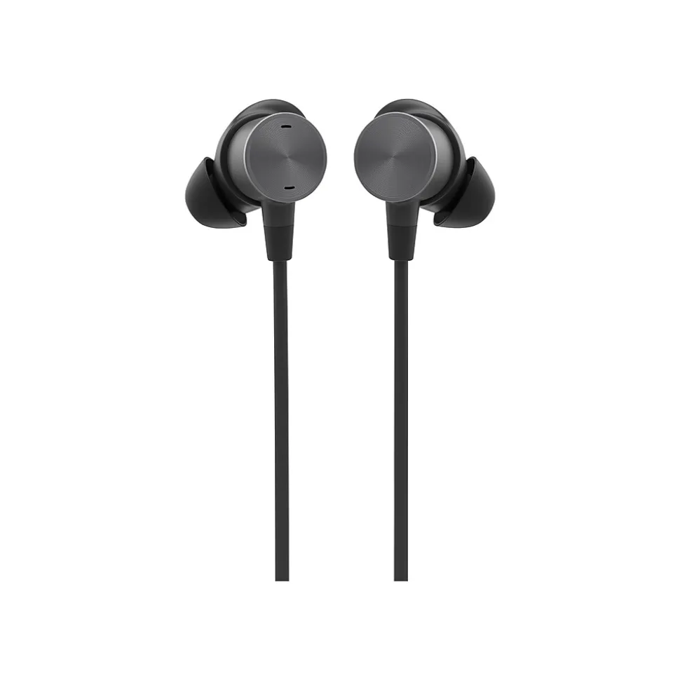 Logitech Zone Wired Earbuds Stereo Headset, Black (981-001008)