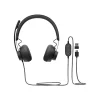 Logitech Zone Wired Noise Canceling Stereo Computer Headset, Over-the-Head, Graphite (981-000876)