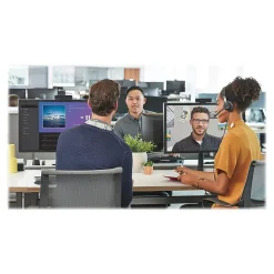 Logitech Zone Wired Noise Cancelling Stereo Computer Headset, Over-the-Head, Graphite (981-000871)