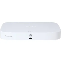 Lorex Fusion 4K 8.0-MP 16-Camera-Capable 2-TB NVR System with 4 IP Smart-Deterrence Bullet Cameras, White (N847A62-8A4-E)