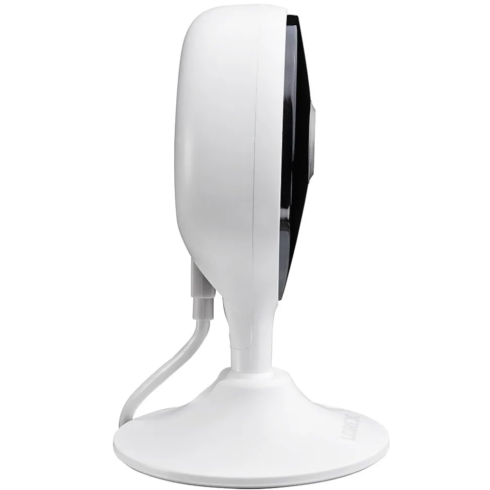 Lorex 2K QHD Indoor Wi-Fi Smart Security Camera with Person Detection, White (W461ASC-E)