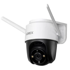 Lorex 2K QHD Outdoor Pan-Tilt Wi-Fi Security Camera, White (LORF461AQDE)