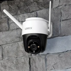 Lorex 2K QHD Outdoor Pan-Tilt Wi-Fi Security Camera, White (LORF461AQDE)