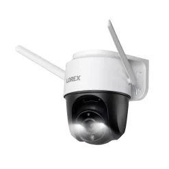 Lorex 2K QHD Outdoor Pan-Tilt Wi-Fi Security Camera, White (LORF461AQDE)