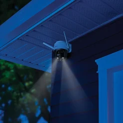 Lorex 2K QHD Outdoor Pan-Tilt Wi-Fi Security Camera, White (LORF461AQDE)