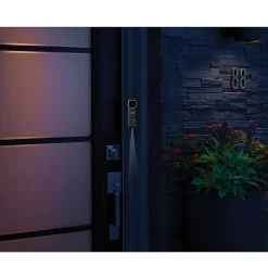 Lorex 2K QHD Wired Smart Video Doorbell, Black (LORB451AJDBE)