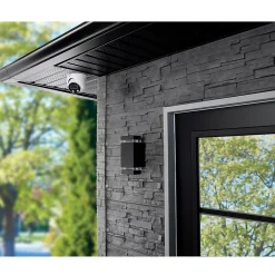 Lorex 4K Ultra HD Indoor/Outdoor Add-on IP Dome Security Camera with Smart Deterrence Plus, White (E893DD-E)