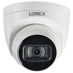 Lorex 4K Ultra HD 8.0-MP Add-on IP Dome Security Camera with Listen-In Audio & Color Night Vision, White (E841CD-E)