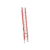 Louisville Ladders FE3200 Series Fiberglass Channel Extension Ladders, 20 ft