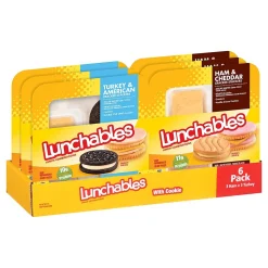Lunchables Ham & Turkey Variety Lunch Kit, 20.7 oz., 6/Pack (902-00011)