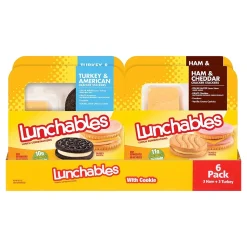 Lunchables Ham & Turkey Variety Lunch Kit, 20.7 oz., 6/Pack (902-00011)