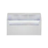 LUX 4 1/8" x 9 1/2" #10 60lbs. Envelopes, White With Silver LUX Lining, 50/Pack