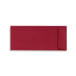 LUX 4 1/8" x 9 1/2" #10 70lbs. Open End Envelopes, Garnet Red, 50/Pack