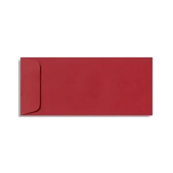 LUX 4 1/8" x 9 1/2" #10 70lbs. Open End Envelopes, Ruby Red, 50/Pack