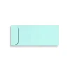 LUX 4 1/8" x 9 1/2" #10 80lbs. Open End Envelopes, Seafoam Blue, 50/Pack