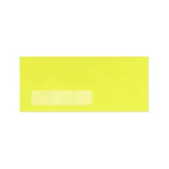 LUX 4 1/8" x 9 1/2" #10 Window Envelopes, Midnight Black, 50/Pack