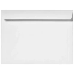 LUX 6 1/2 x 9 1/2 Booklet Envelopes 50/Pack, 24lb. Bright White (12229-50)
