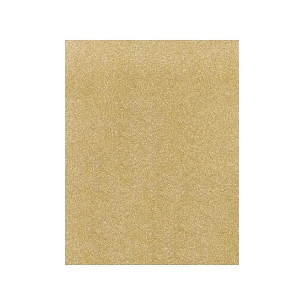 LUX 8 1/2 x 11 Paper (8 1/2 x 11) - Gold Sparkle - Pack of 250 (2445128)