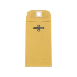 LUX #3 Kraft Coin Clasp Envelope 50/Pack, 32lb. Brown Kraft (WS-5472-50)