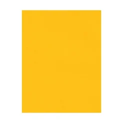 LUX 100 lb. Cardstock Paper, 12" x 18", Sunflower Yellow, 500 Sheets/Pack (1218-C-12-500)