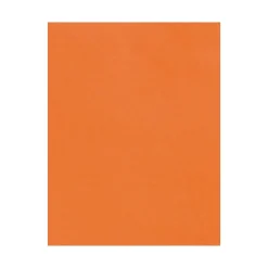 LUX 100 lb. Cardstock Paper, 8.5" x 11", Mandarin, 50 Sheets/Pack (81211-C-55-50)