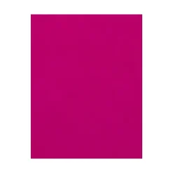 LUX 100 lb. Cardstock Paper, 8.5" x 11", Magenta Pink, 50 Sheets/Pack (81211-C-53-50)